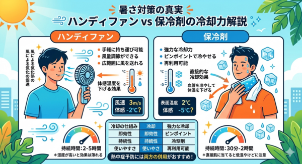 ハンディ ファン 保冷 剤